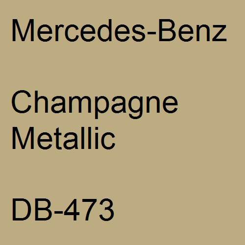 Mercedes-Benz, Champagne Metallic, DB-473.